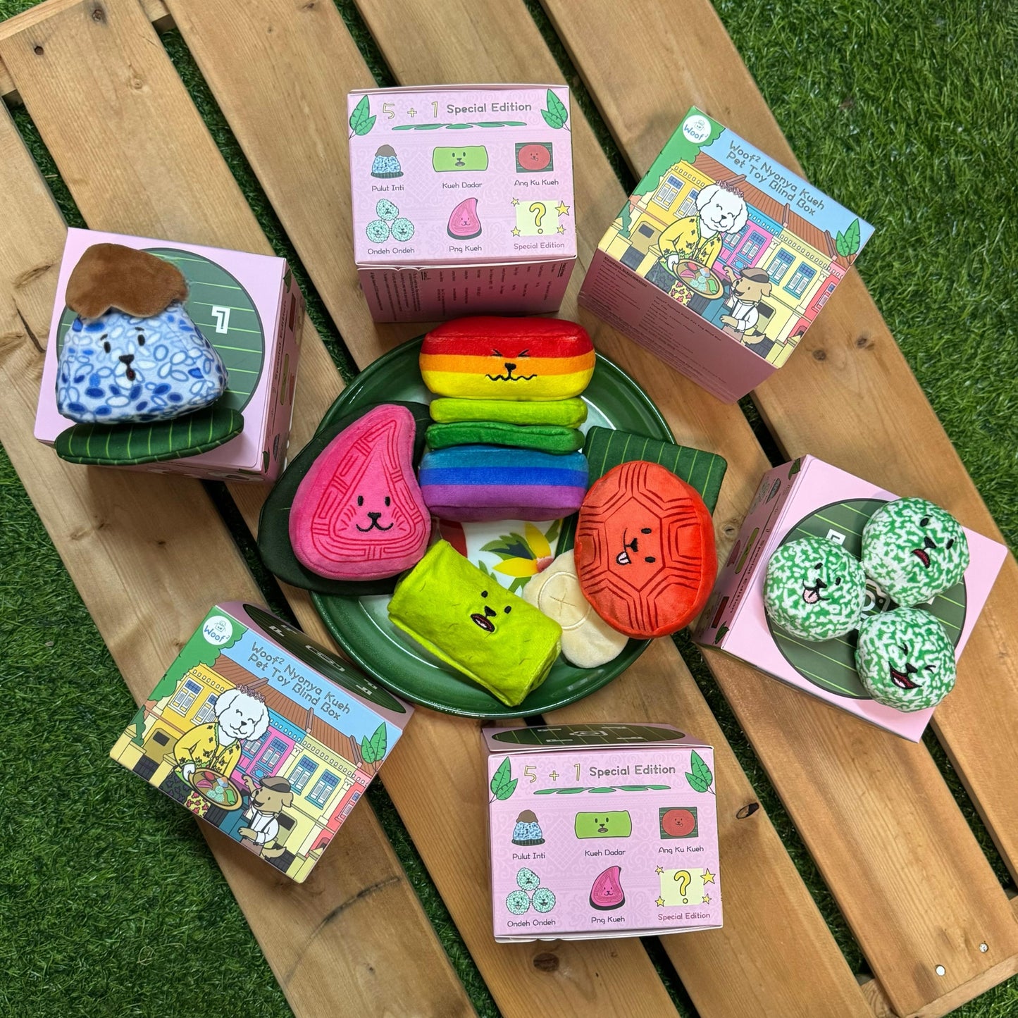 Woof² Nyonya kueh Pet Toy Blind box