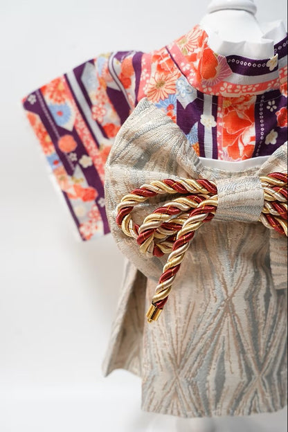 Hakama - Purple Silver