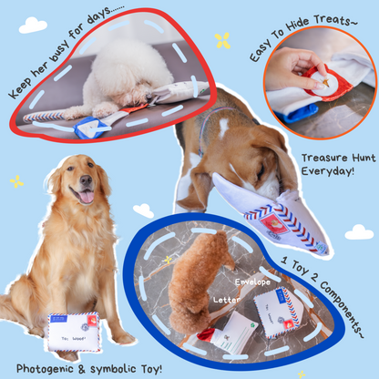 Woof² Hong Kong Airmail Nose-work Pet Toy