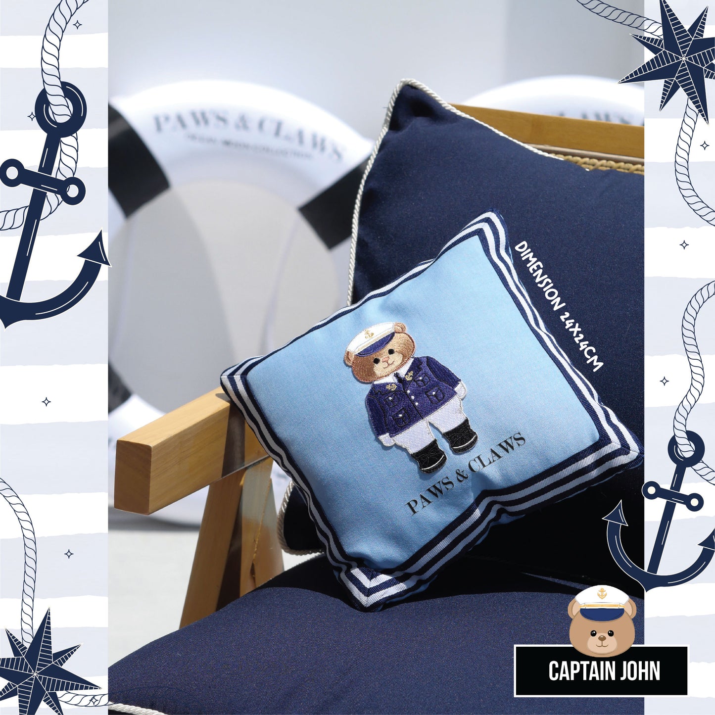 Captain John (cushion)