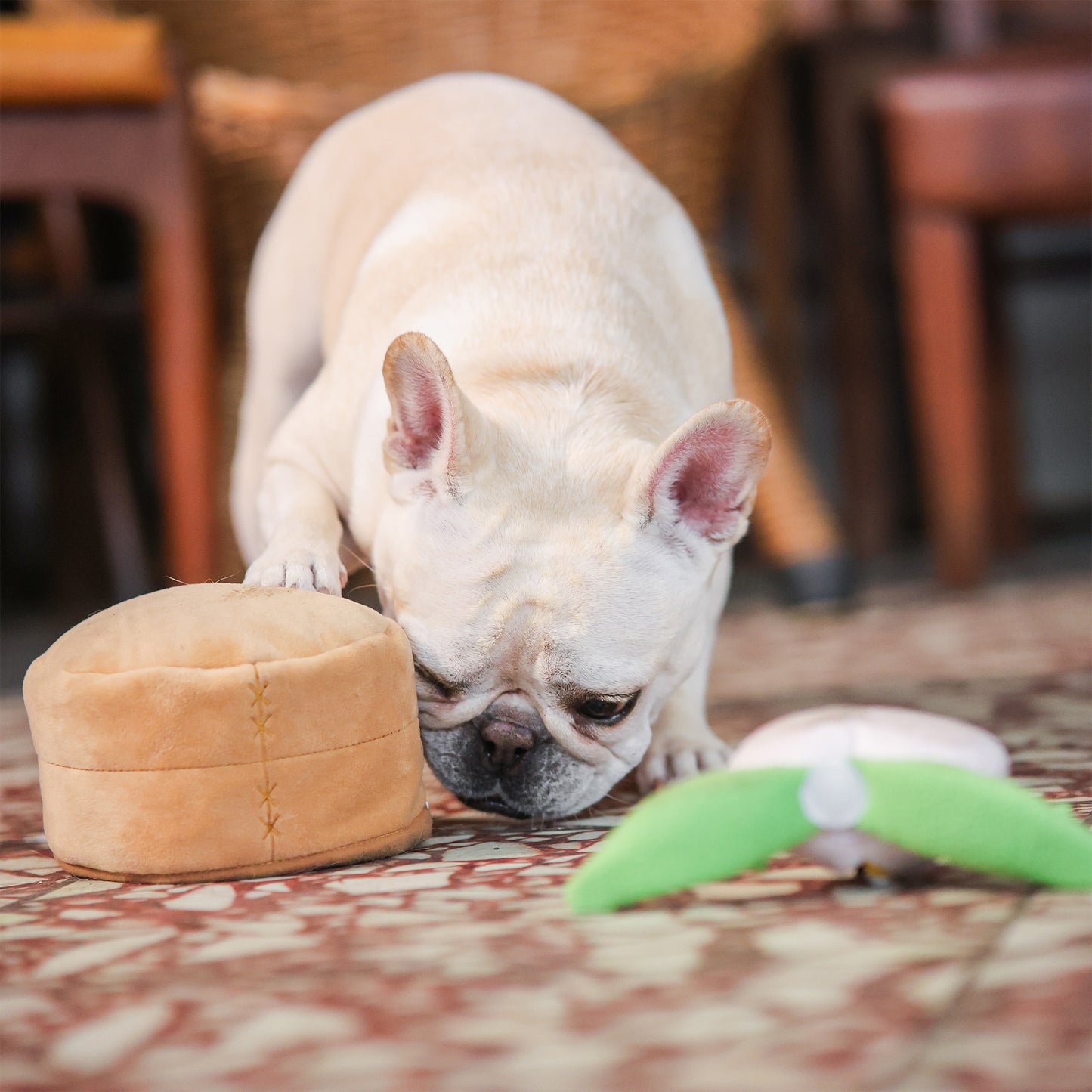 Woof² Chinese Birthday Peach Bun 3-In-1 Nose-work Pet Toy