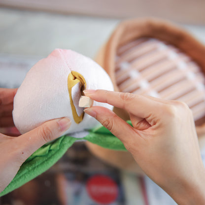 Woof² Chinese Birthday Peach Bun 3-In-1 Nose-work Pet Toy