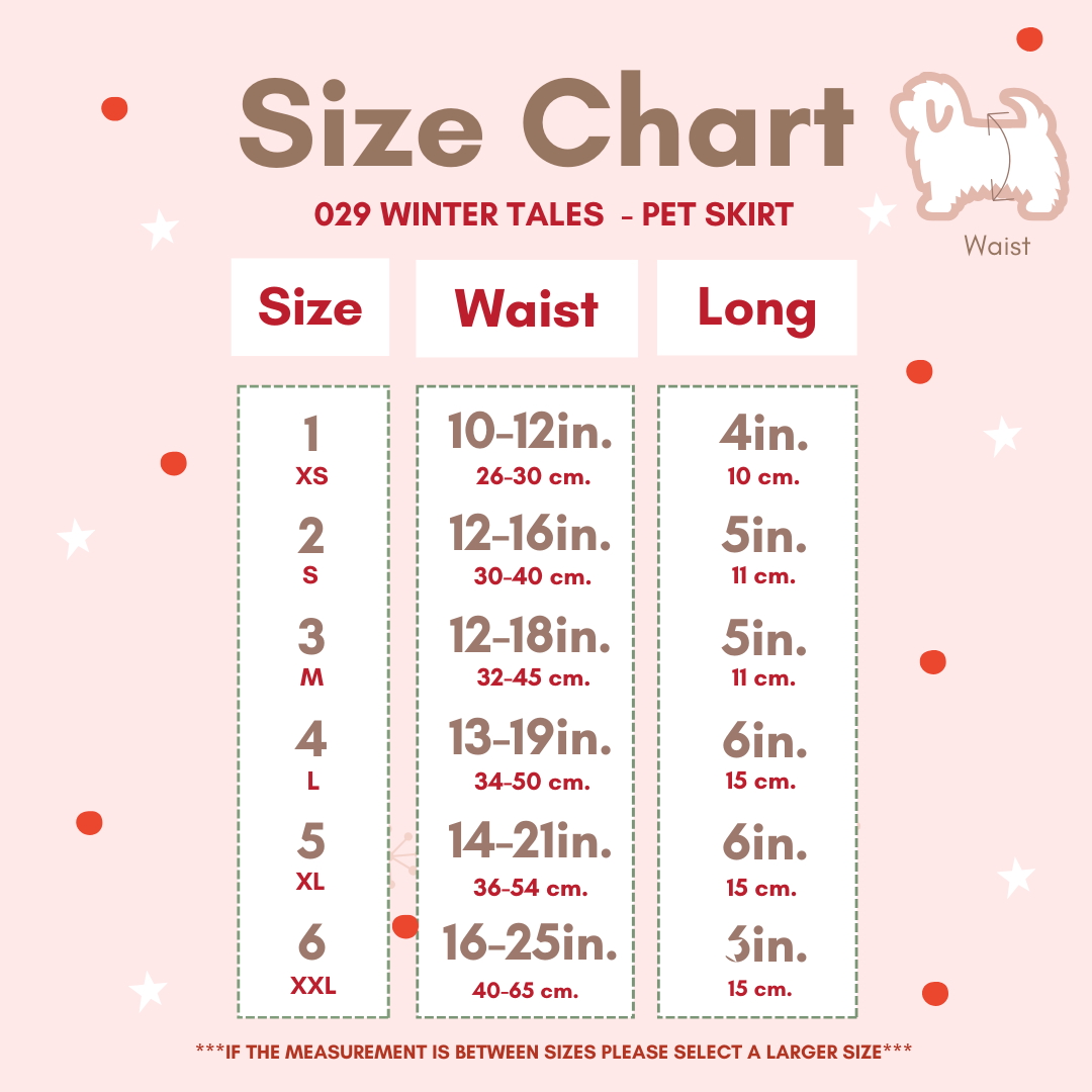 Winter Pet Skirt