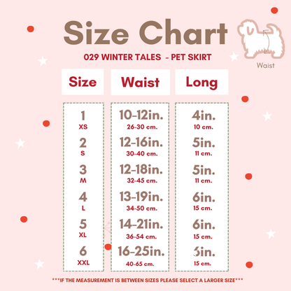 Winter Pet Skirt