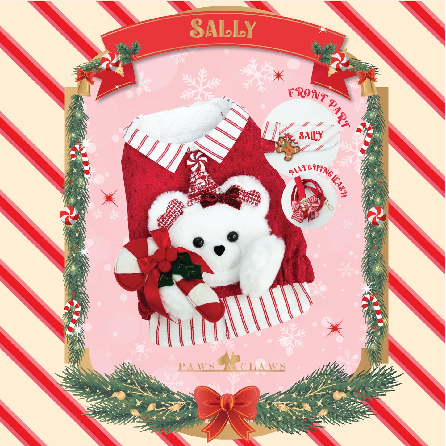 Sally Candy Cane (Harness - Boy)